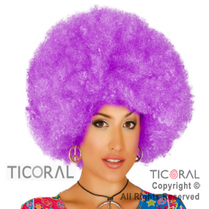 PELUCA AFRO SUPER VIOLETA HS7530-8 x 1